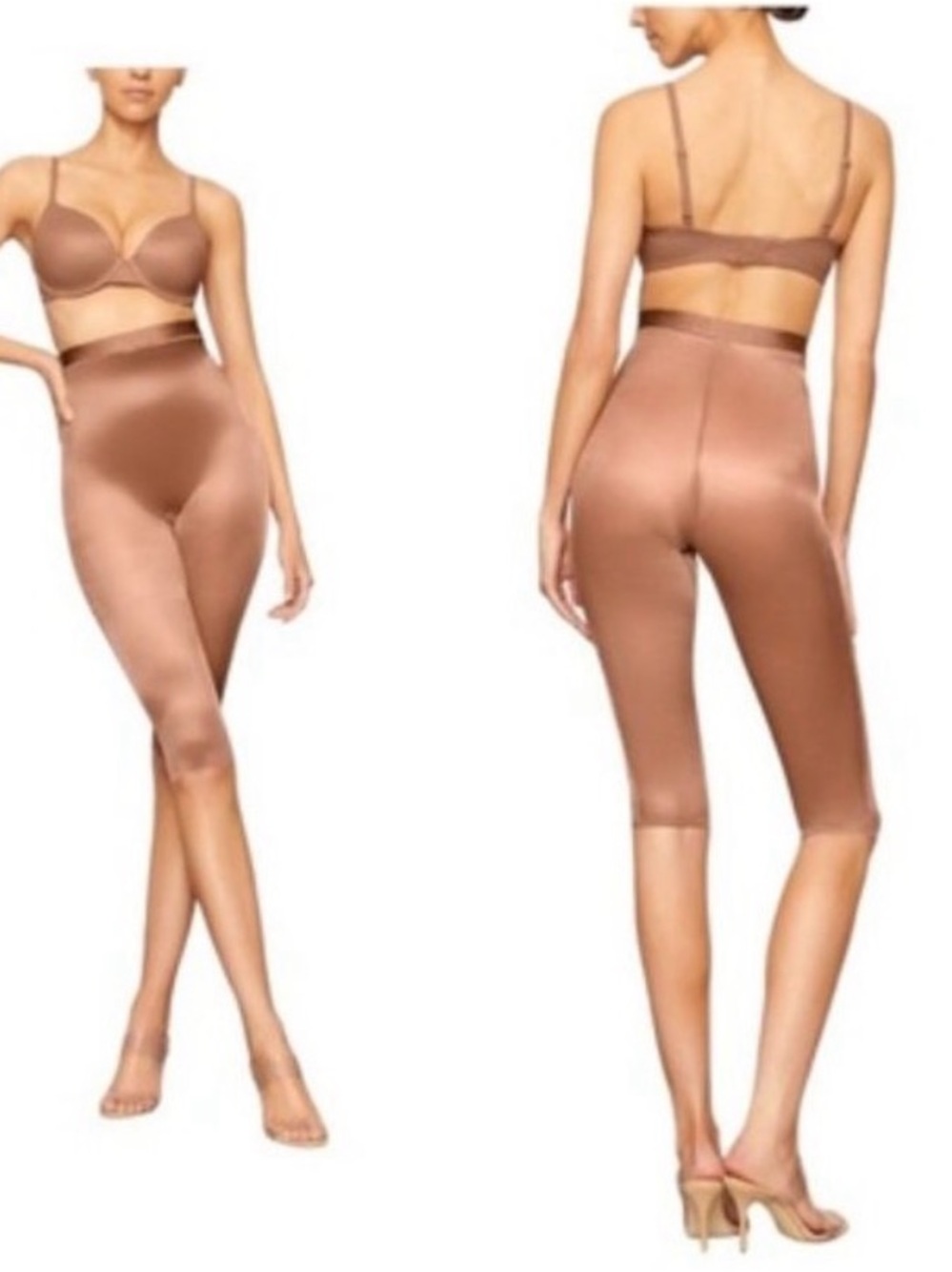 Skims BARELY THERE CROPPED
LEGGING BRONZE SIZE XXS